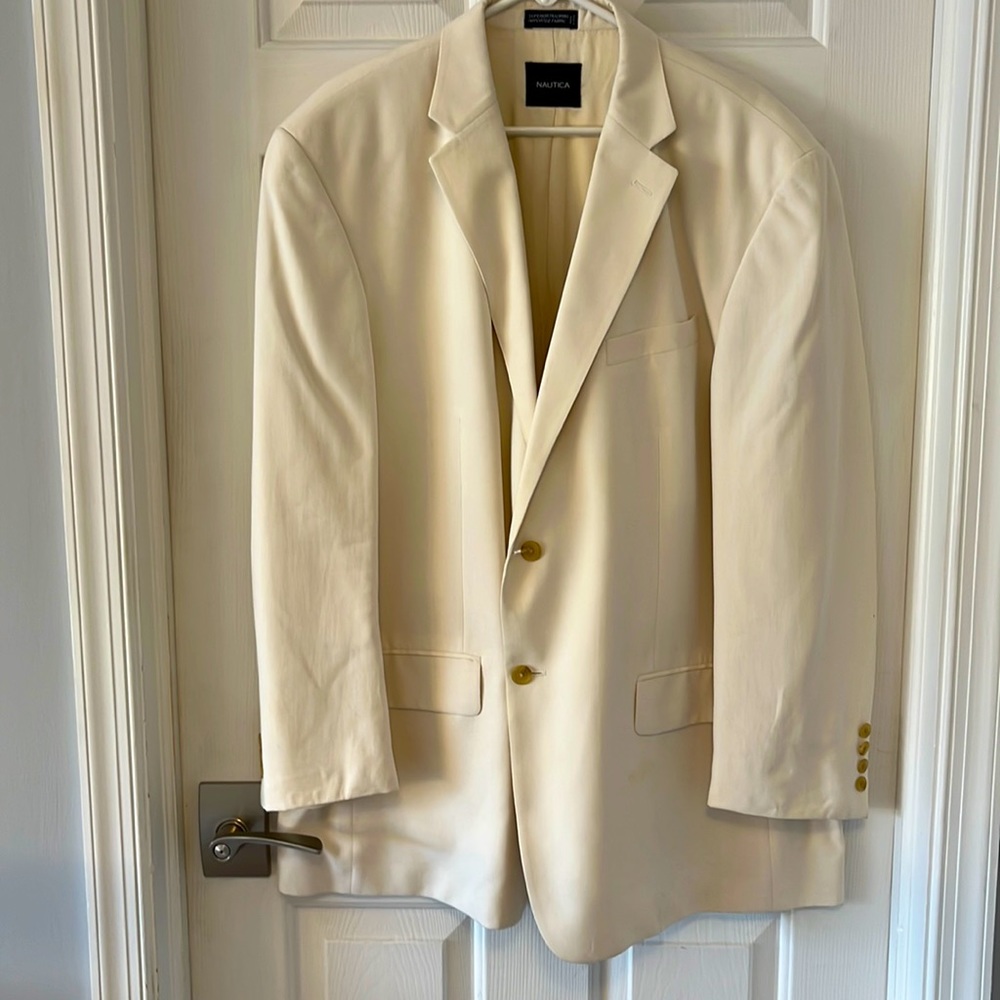 Nautica Blazer-100% silk-48 Long